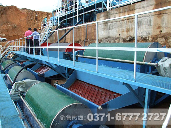 选矿生产线现场