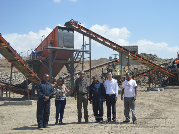 破碎生产线国际合作