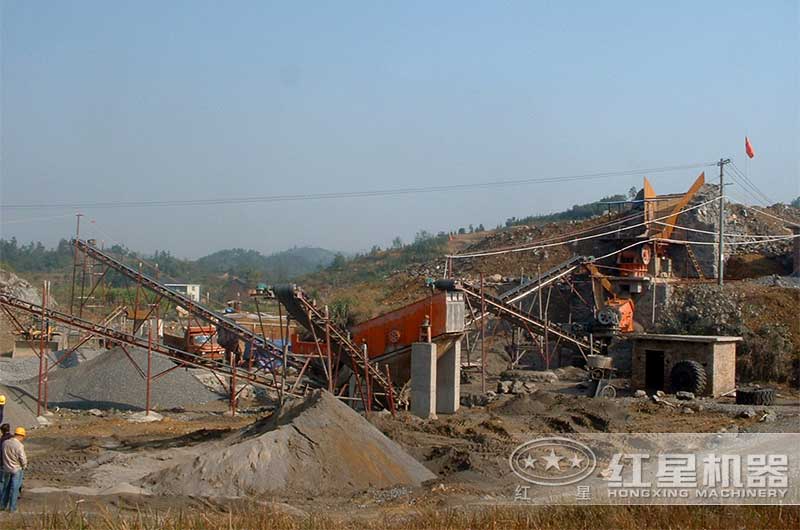 制砂生产线现场