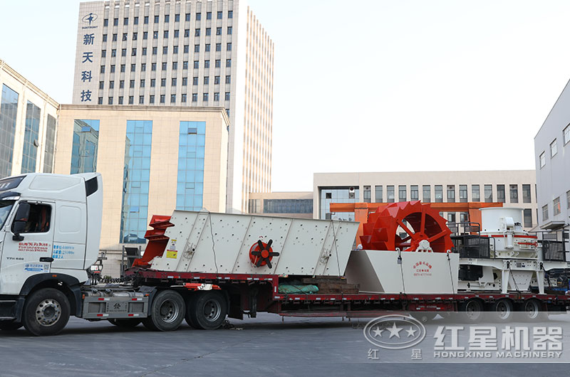 制砂生产线制砂设备筛选设备发货