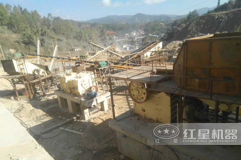 生产500吨精品骨料生产线