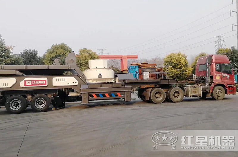 移动打砂机发货